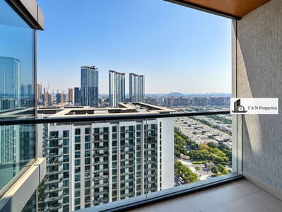 2 Camere Appartamento in affitto a Sobha Hartland, Dubai - Modern Balcony Overlooking City Skyline. png 2 Camere Appartamento in affitto a Sobha Hartland, Dubai - Modern Balcony Overlooking City Skyline. png