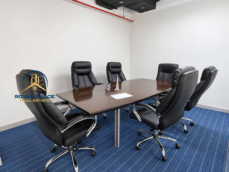 12 Inviting conference room with six chairs. png