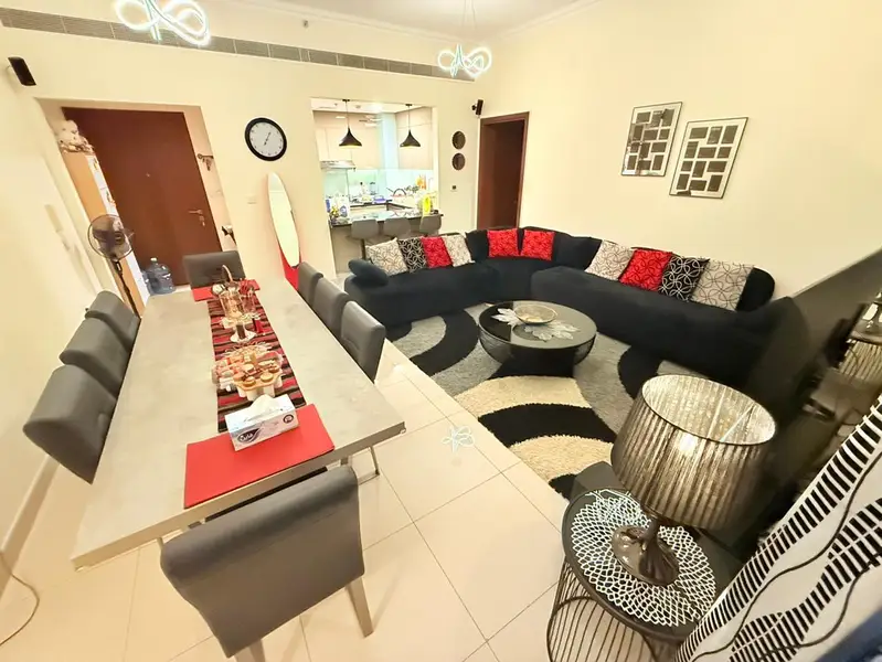 Furnished 2BR Apartment | Croesus Majan | Multiple Balcony Views