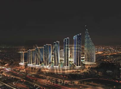 1 Schlafzimmer Wohnung zum Verkauf in Mercedes-Benz Places Binghatti City, Dubai - 25006_aerialNight_shot -Final-Full. jpg