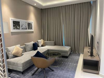 商业湾， 迪拜 2 卧室单位待租 - 2711 Paramount Midtown Living Room. jpg