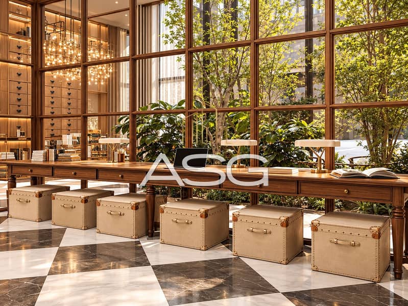 7 Luxurious Garden-View Library Lounge-1. png