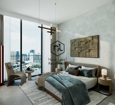 朱美拉环形村(JVC)， 迪拜 1 卧室单位待售 - 03-JVC 1BR LEVEL 2 BEDROOM SHOT 01-2. jpg