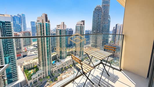 Appartement de 1 chambre à à louer à Downtown Dubai, Dubai - Sunlit Balcony Overlooking Dubai Skyline. png Appartement de 1 chambre à à louer à Downtown Dubai, Dubai - Sunlit Balcony Overlooking Dubai Skyline. png