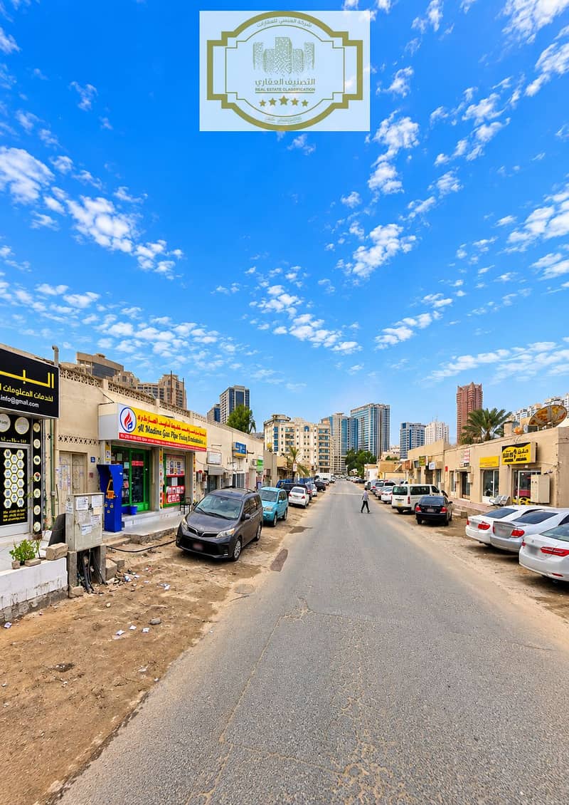 3 Vibrant Urban Street and Skyline. png