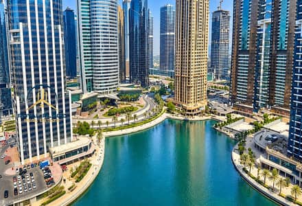 Monolocale in affitto a Jumeirah Lake Towers (JLT), Dubai - Modern Marina Skyline Reflected in Turquoise Waters. png