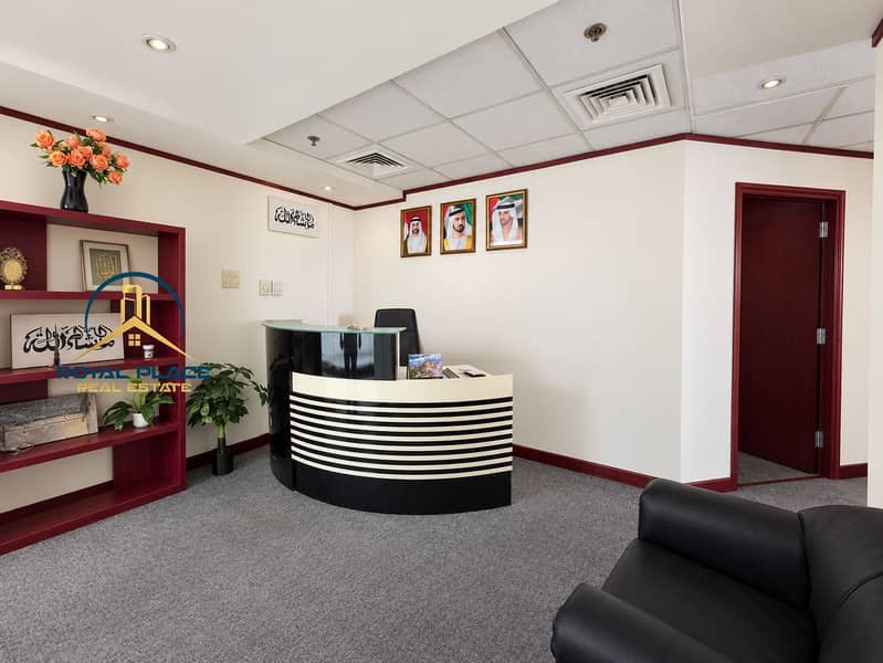 Brightened Office Reception with Original Details. png Brightened Office Reception with Original Details. png