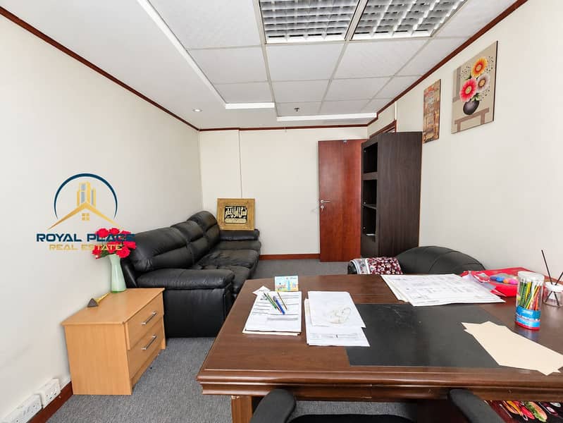 7 Bright private office with leather sofa. png