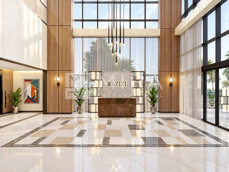 8 Azizi Beach Oasis poolside rendering-3