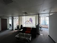 Furnished Office | Palace Tower 1 | Glass Partitions | City View