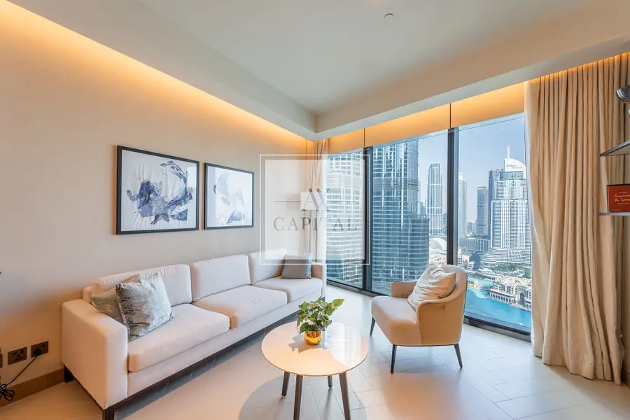 Vacant | Furnished 2BR | Burj & Fountain Views