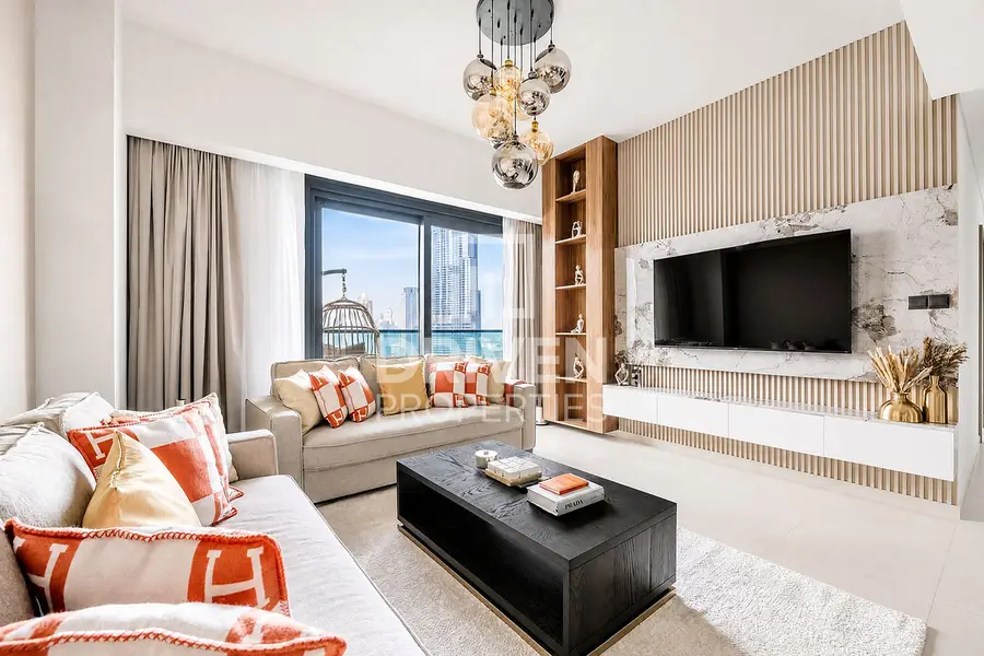 Burj Khalifa View | Modern Luxury Apartment