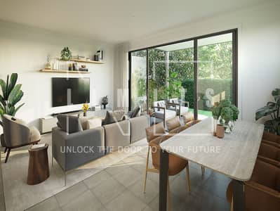 4 habitaciones Townhouse para en Venta en Dubai Investments Park (DIP), Dubai - Central-Park_Residences_CN5104 Interior Living to Garden_2000x1125. jpg