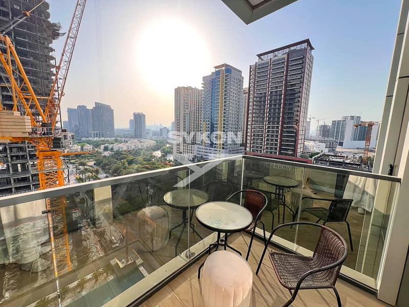Furnished | Balcony & Pool Access | Skyline Views Furnished | Balcony & Pool Access | Skyline Views