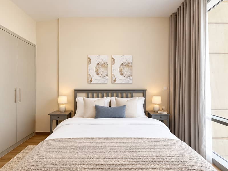 5 Elegant greige bedroom with slate blue accents. png
