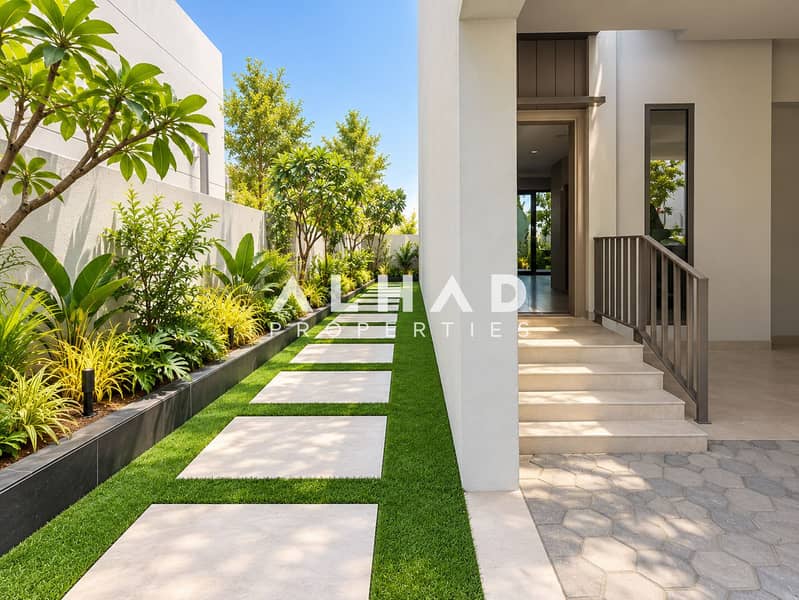 9 Modern Tropical Garden Entryway. png