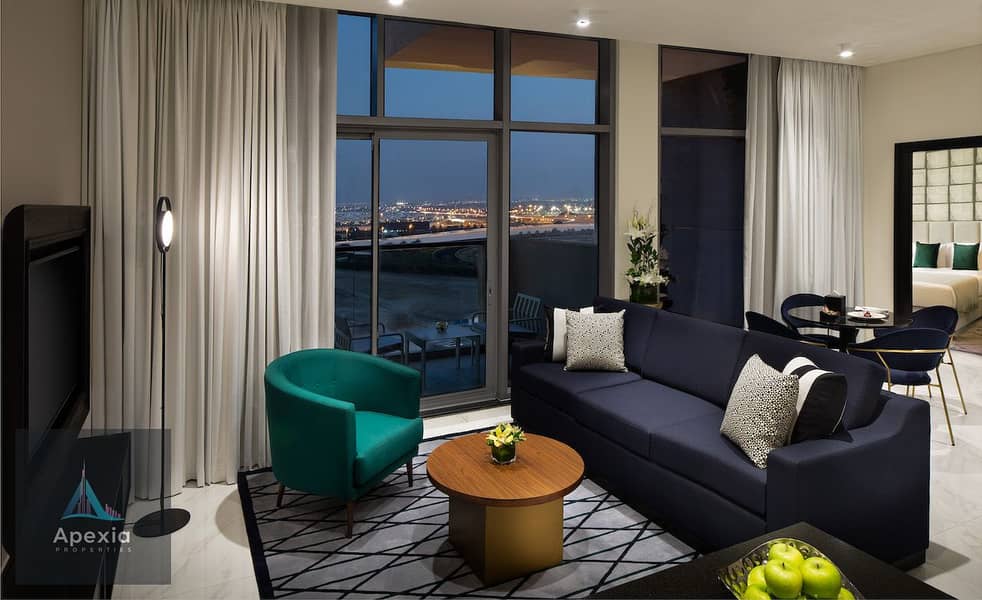 4 MABB Premium 1 Bedroom Apt nightime. jpg