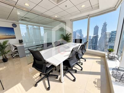 Office for Rent in Business Bay, Dubai - Furnished | Washroom includes | High floor