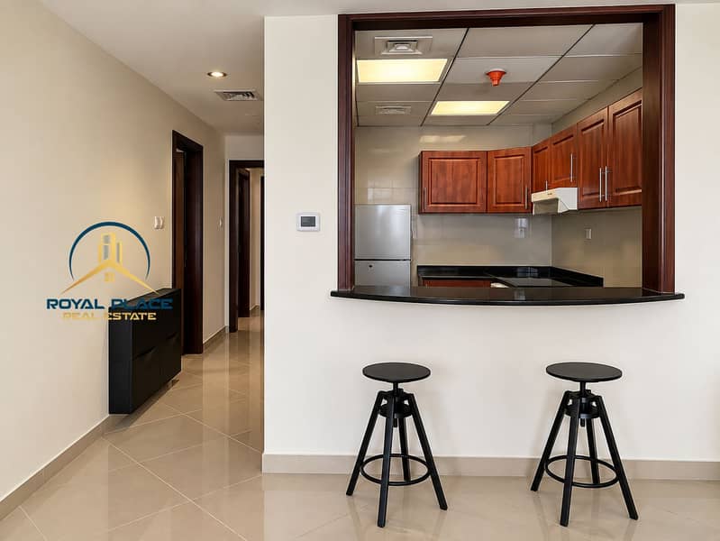7 Modern Kitchen Pass-Through with Bar Stools. png