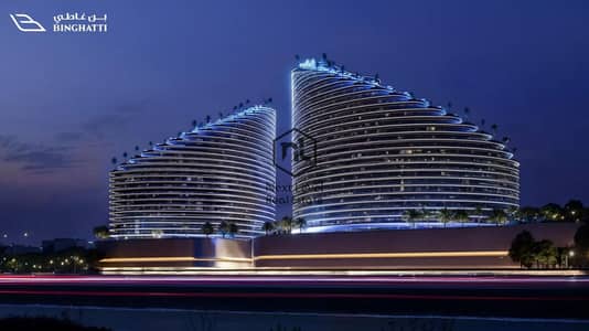 شقة 1 غرفة نوم للبيع في مجان، دبي - 01_Hero_Night_Exterior. jpg
