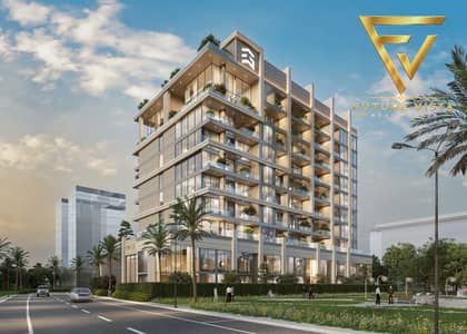 1 Slaapkamer Appartement te Koop in Dubai Islands, Dubai - EXT_11. Side Perspective View. png