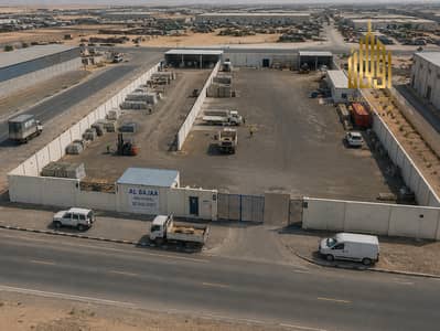 Industrial Land for Sale in Al Sajaa Industrial, Sharjah - Corner Open Yard for sale (rented) | 19280 sqft Industrial Land for Sale in Al Sajaa Industrial, Sharjah - Corner Open Yard for sale (rented) | 19280 sqft