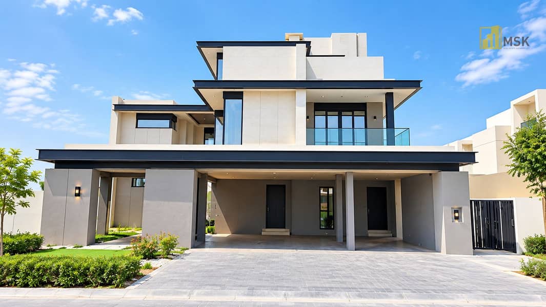 Modern Luxury Villa Facade. png Modern Luxury Villa Facade. png