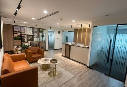 3 Bedroom Office for Rent in Business Bay, Dubai - Fully Furnished | Skyline View | 3 Parking