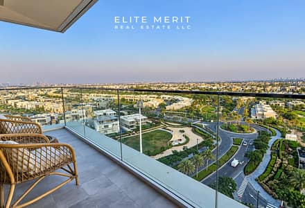 Appartement de 3 chambres à à louer à Dubai Hills Estate, Dubai - Panoramic Balcony View Over Modern Villas. jpg