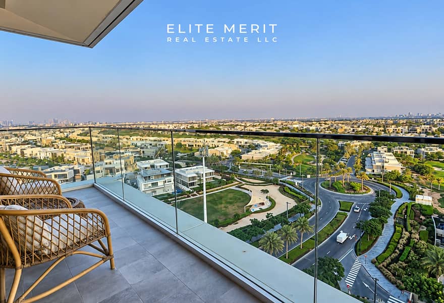 Panoramic Balcony View Over Modern Villas. jpg Panoramic Balcony View Over Modern Villas. jpg