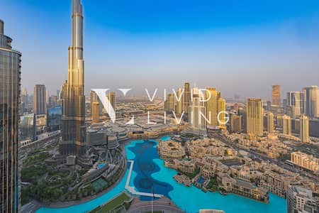 5 Bedroom Apartment for Rent in Downtown Dubai, Dubai - BURJ KHALIFA VIEWS | FULLY FURNISHED | 5BR + MAIDS