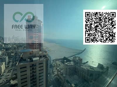 1 Schlafzimmer Wohnung zum Miete in Corniche Ajman, Ajman - merged-image-1791205221441. png