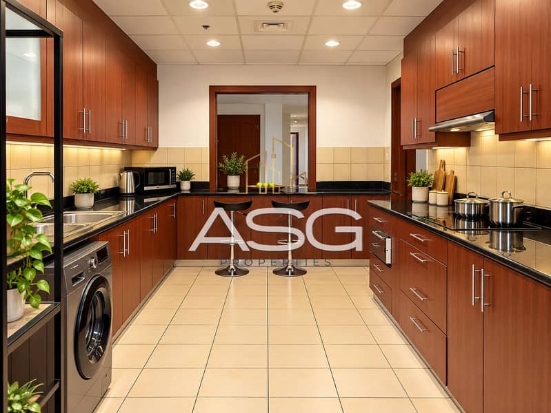 11 Warm Wood Modern Galley Kitchen. png