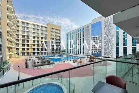 1 Bedroom Apartment for Sale in Dubai Studio City, Dubai - Pool Facing | Furnished | Hot Investment 1 Bedroom Apartment for Sale in Dubai Studio City, Dubai - Pool Facing | Furnished | Hot Investment