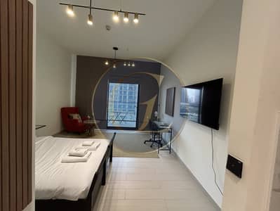 Studio for Rent in Jumeirah Village Circle (JVC), Dubai - Furnished Studio | Pool View | Binghatti Amber, JVC Studio for Rent in Jumeirah Village Circle (JVC), Dubai - Furnished Studio | Pool View | Binghatti Amber, JVC