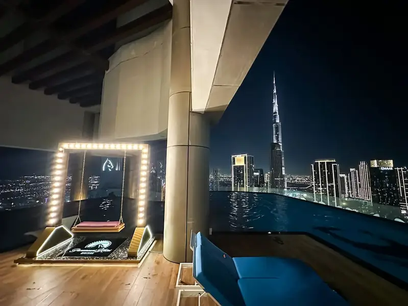 Burj Khalifa View | Fully Funished | High Floor | Infinity Pool