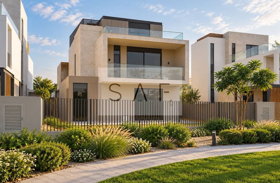 Three-quarter view of a modern villa. png Three-quarter view of a modern villa. png