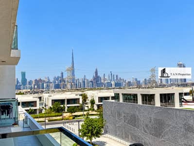شقة 1 غرفة نوم للايجار في مدينة محمد بن راشد (MBR City)، دبي - Dubai Skyline from a Sunlit Balcony. png