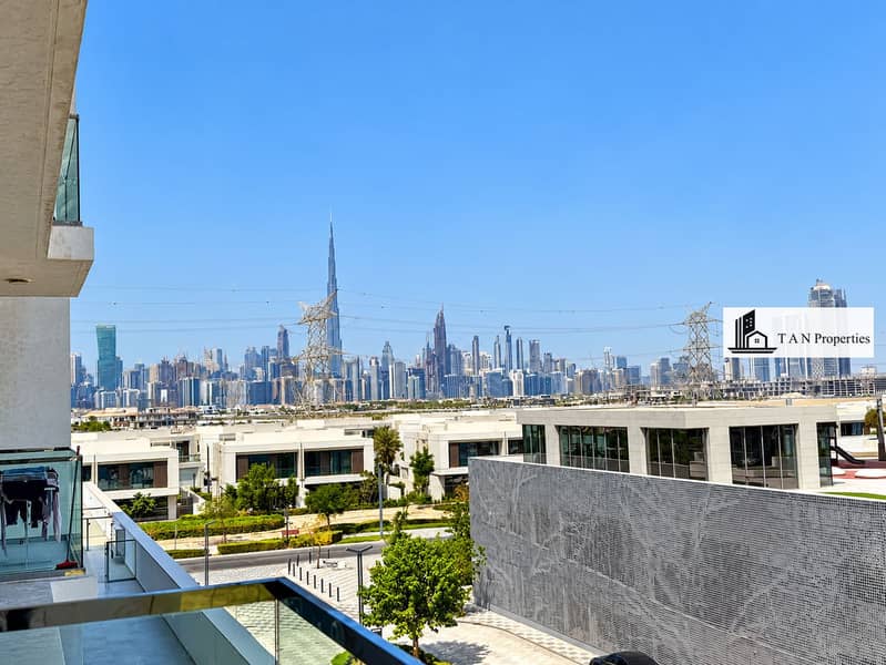 Dubai Skyline from a Sunlit Balcony. png Dubai Skyline from a Sunlit Balcony. png