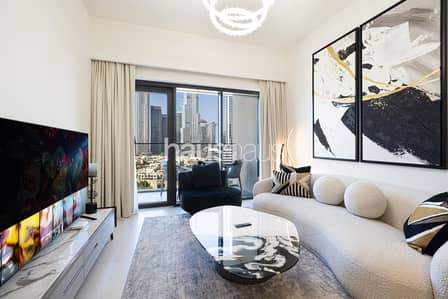 2 Bedroom Apartment for Rent in Downtown Dubai, Dubai - 2-Bed | Burj Khalifa Views | Burj Royale