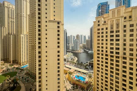 3 Bedroom Apartment for Rent in Jumeirah Beach Residence (JBR), Dubai - Marina View | 3BR+ Maids for Rent | Vacant | JBR