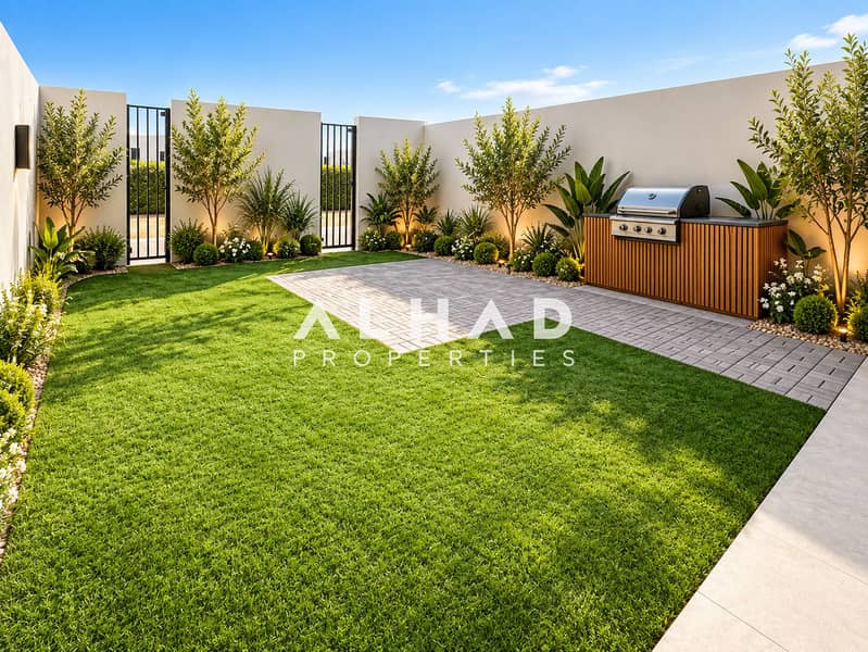 Luxury Modern Courtyard Garden with BBQ. png Luxury Modern Courtyard Garden with BBQ. png