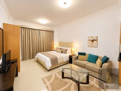 Studio zum Miete in Arjan, Dubai - Cozy Teal and Cream Studio Retreat. png Studio zum Miete in Arjan, Dubai - Cozy Teal and Cream Studio Retreat. png