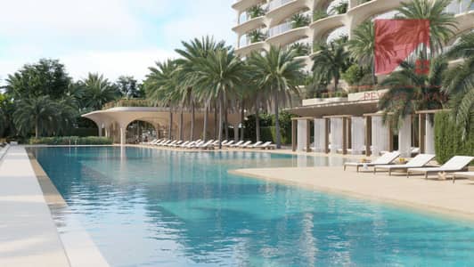 2 Bedroom Flat for Sale in Palm Jumeirah, Dubai - Ocean House - oasis pool. jpeg 2 Bedroom Flat for Sale in Palm Jumeirah, Dubai - Ocean House - oasis pool. jpeg