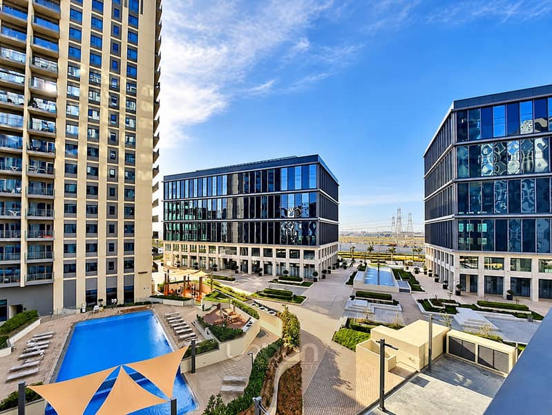 4 Sunlit Modern Complex Courtyard with Pool. png