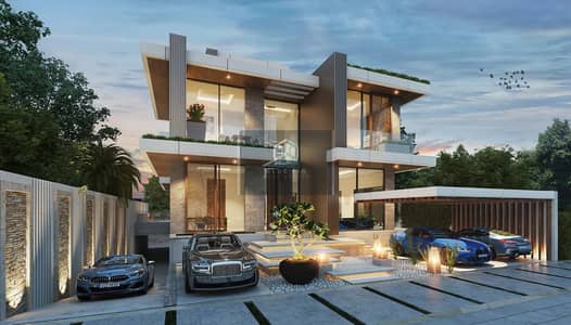 7 Bedroom Villa for Sale in DAMAC Hills, Dubai - Ready Mansion | 80% Mortgage | Full Golf View
