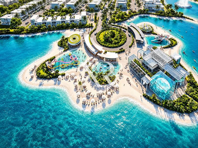 10 Aerial View of a Tropical Resort Island. png