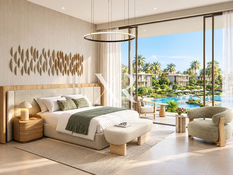 6 Luxury Bedroom with Tropical Pool View. png
