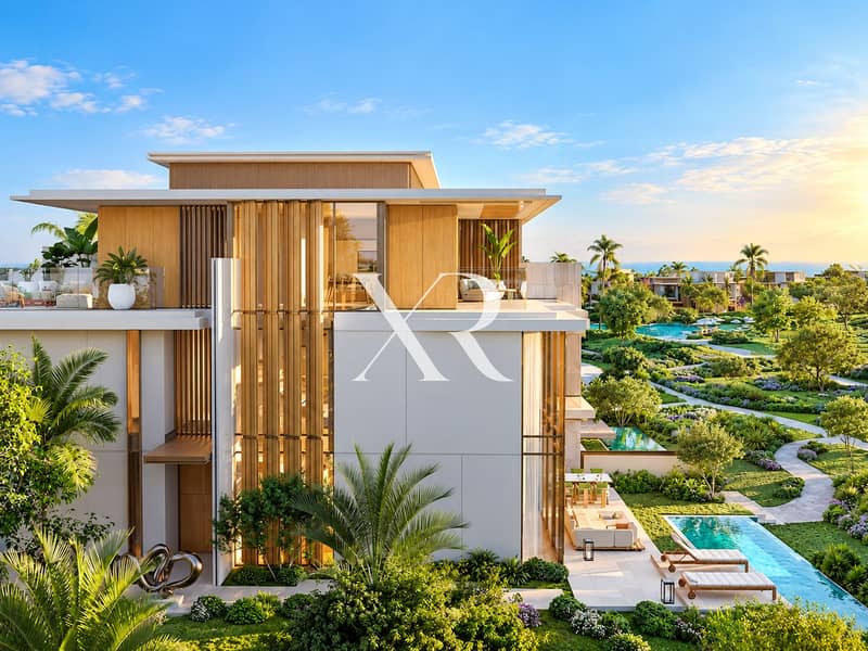 9 Modern Tropical Villa at Golden Hour. png