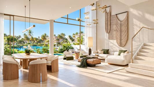 4 Cпальни Таунхаус Продажа в Дейра Айленд, Дубай - Luxurious Tropical Resort Living Space. png